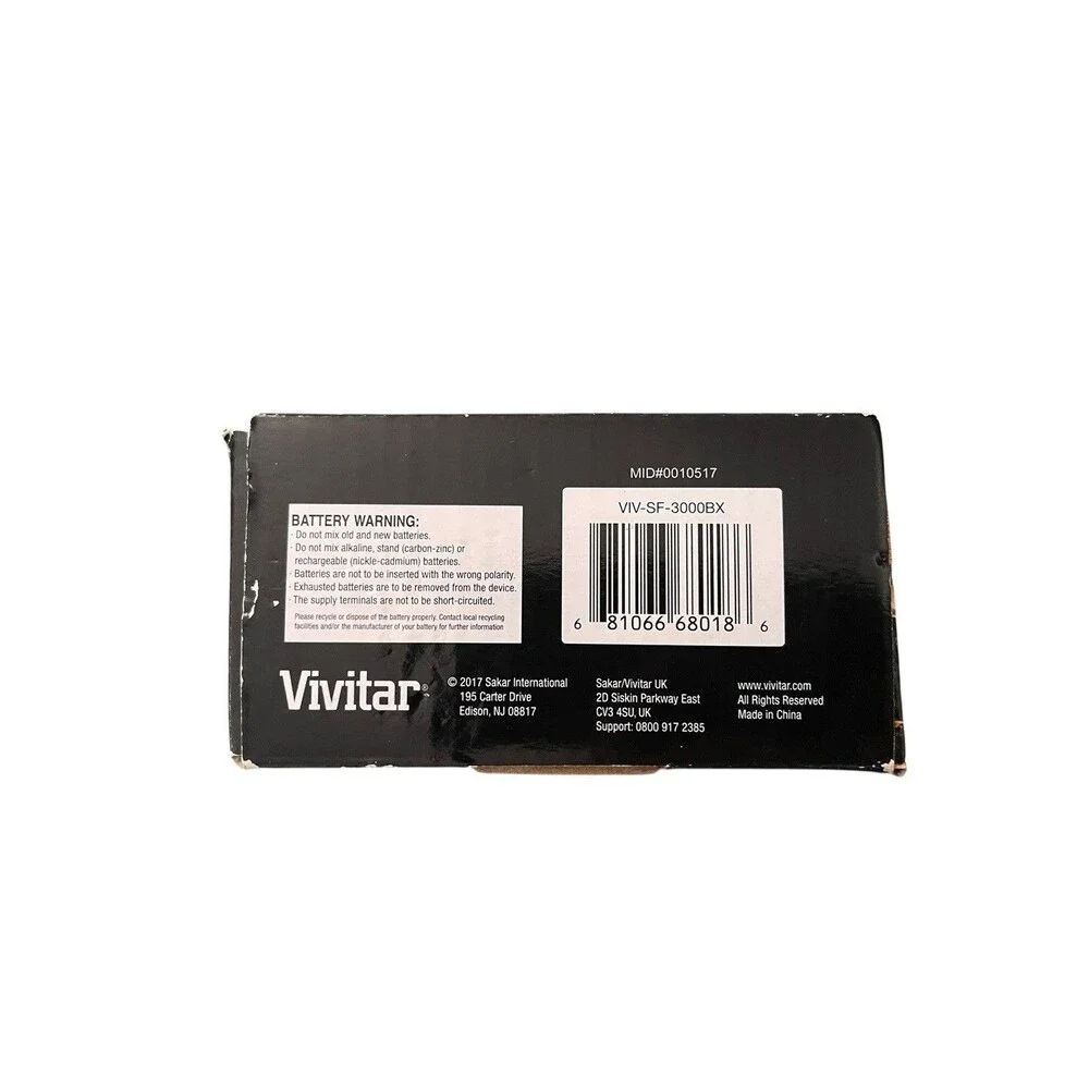 Vivitar Bounce Zoom Slave Flash Enhance Photo's Colors & Saturation New